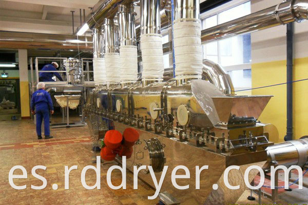 Laundry Powder Fluid Bed Cooling and Drying Machine